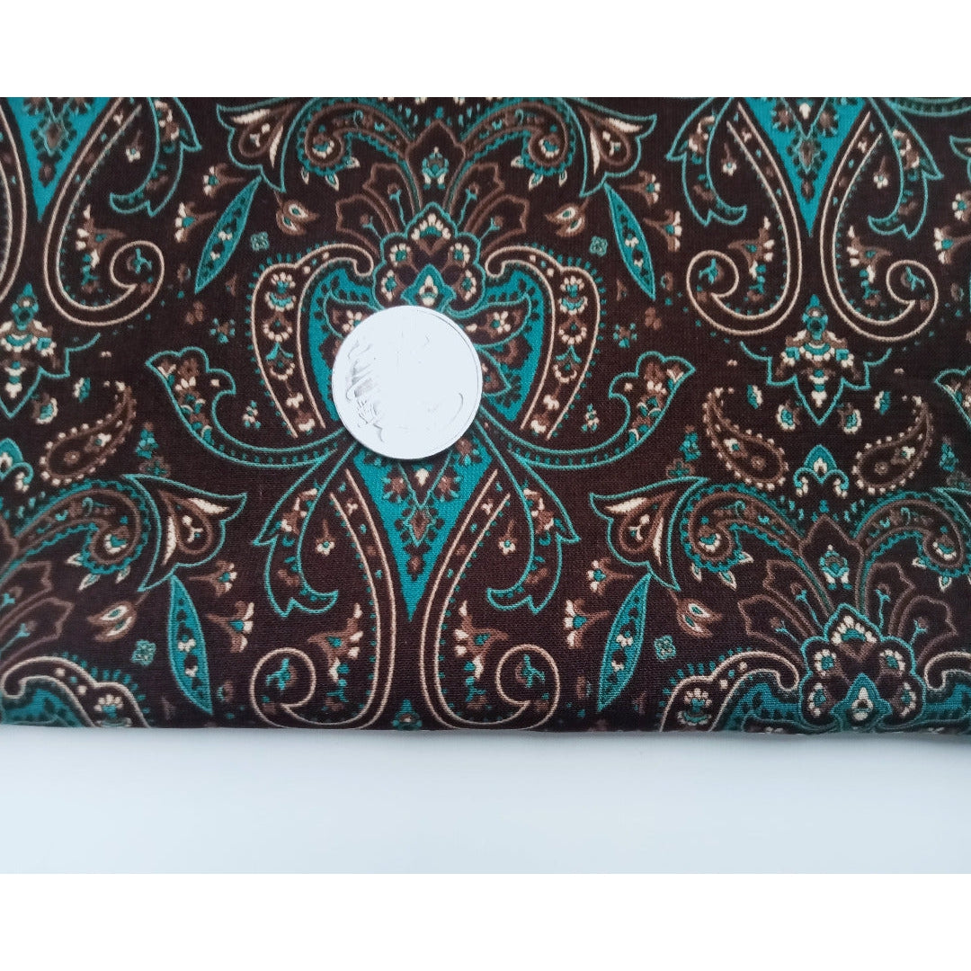 Celtic inspired rayon fabric -sold by 1/2mtr