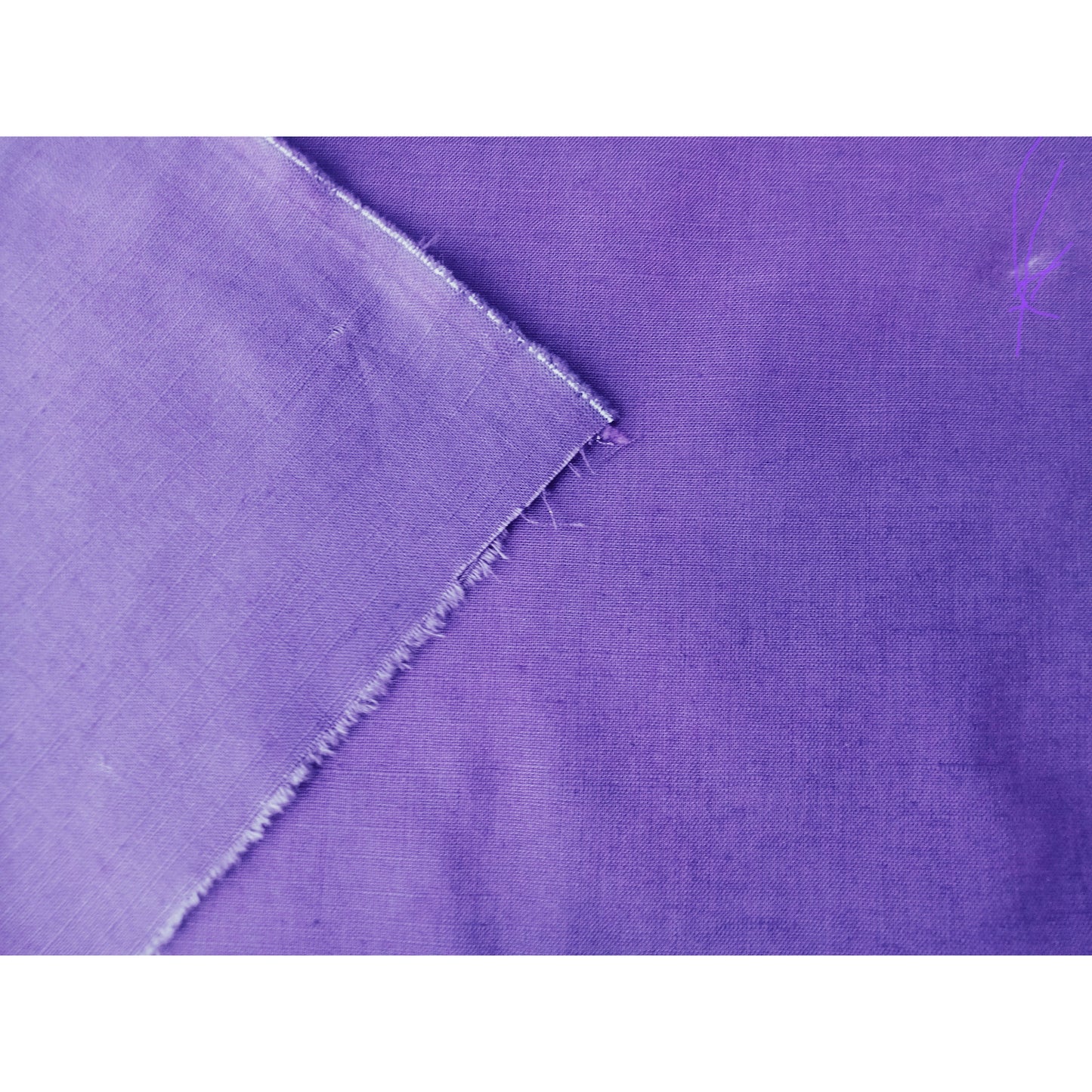 Indi - purple woven cotton linen shimmer - sold by 1/2mtr