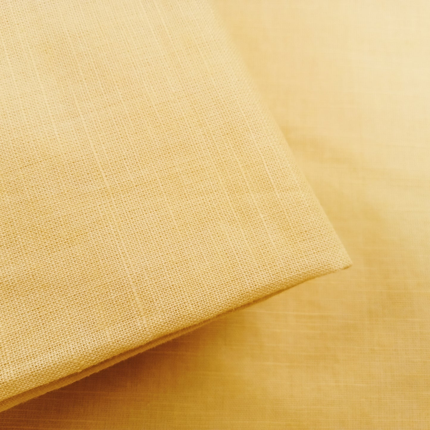 Indi lemon - woven cotton/linen shimmer - sold by 1/2mtr