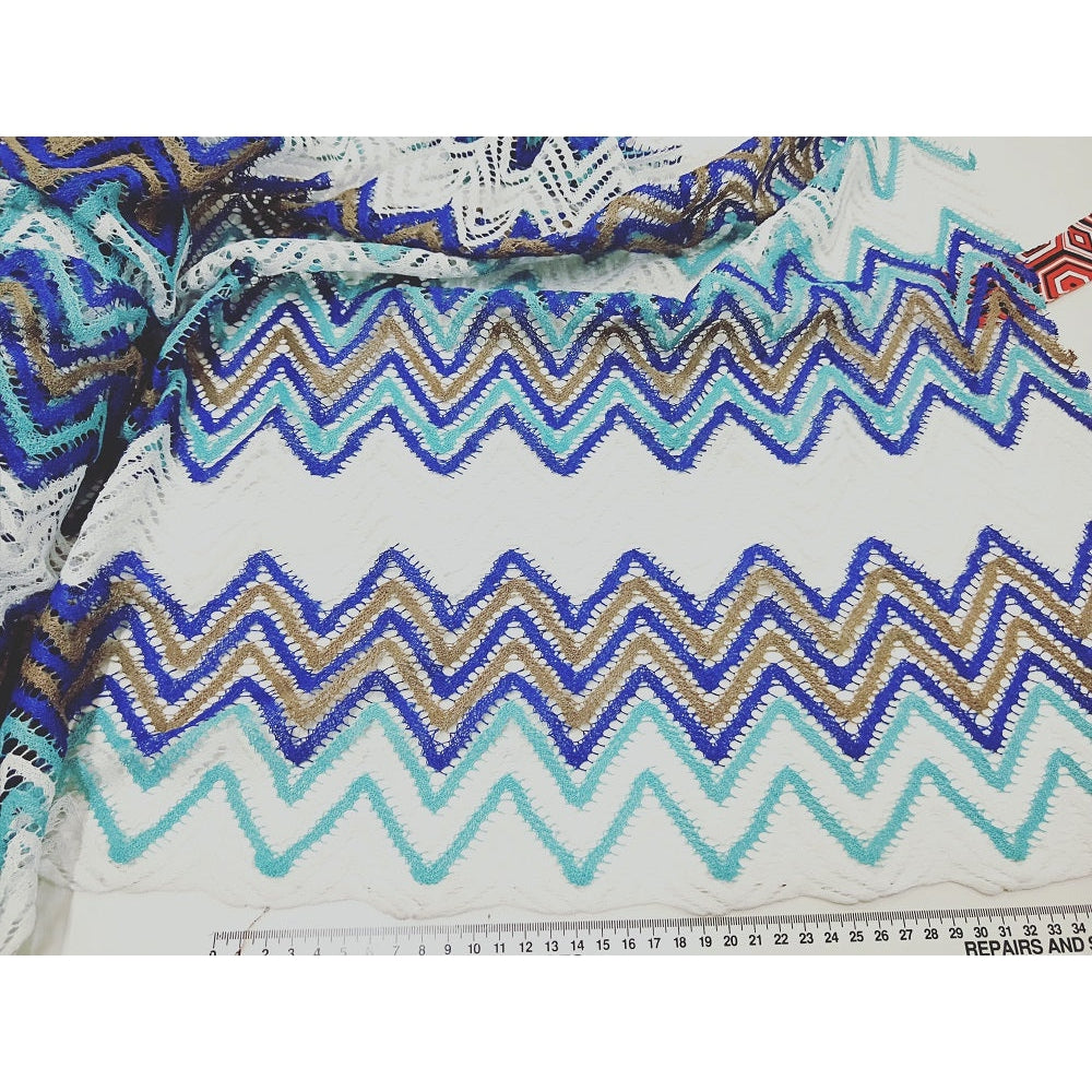 Carla - chevron knit - sold by 1/2mtr