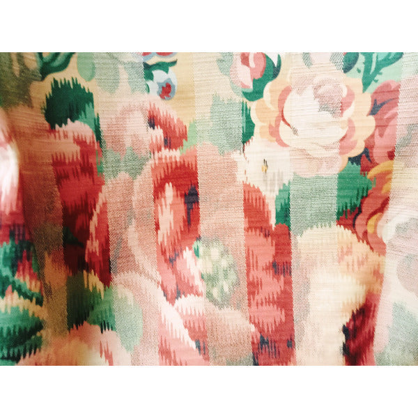 Vintage preloved curtain fabric