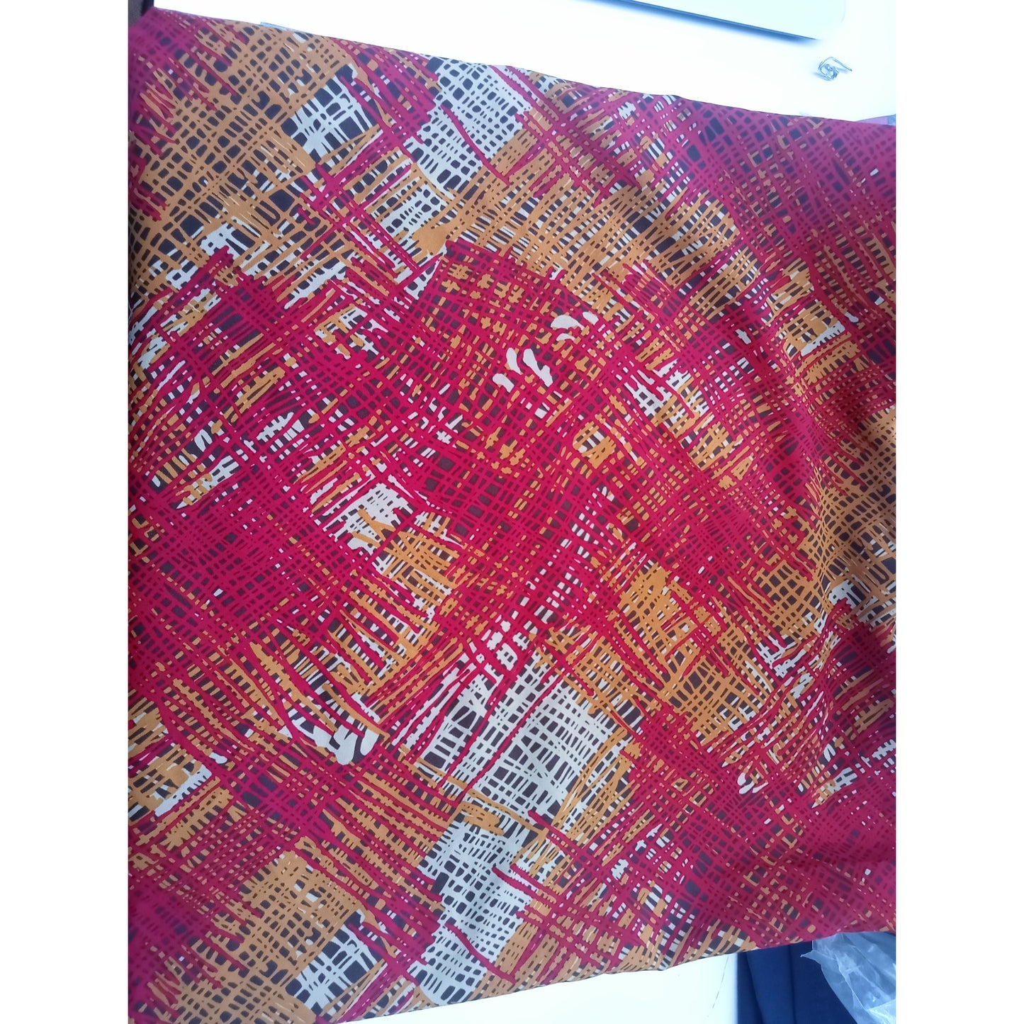 Abstract woven fabric