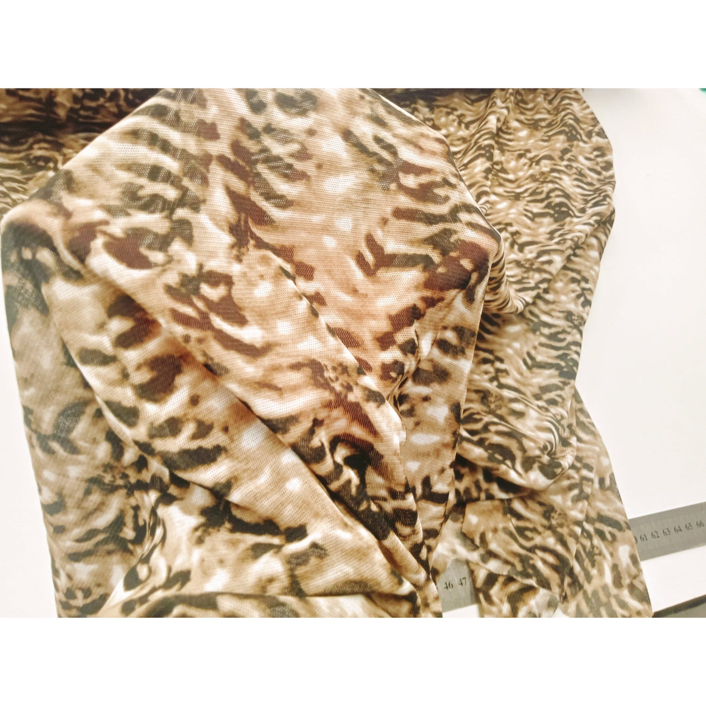 Tiger design stretch mesh
