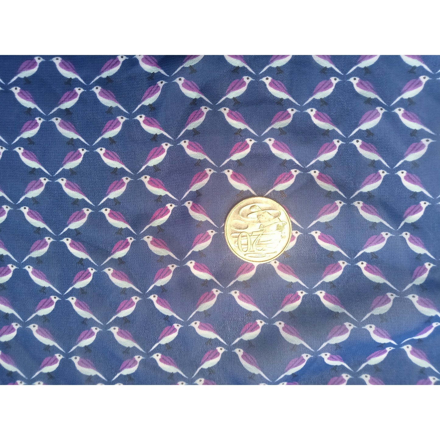 Criss cross printed chiffon