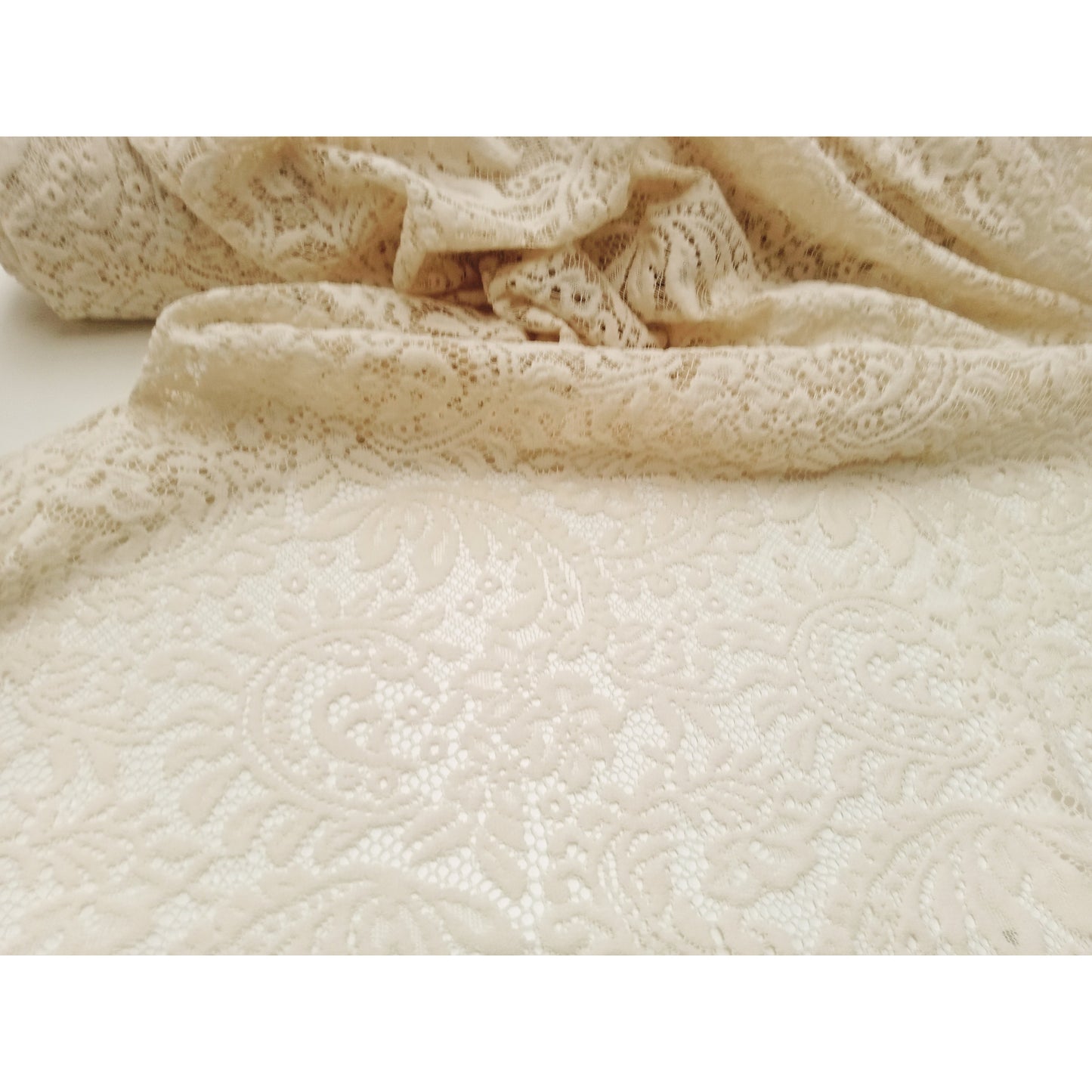 Vintage lace fabric