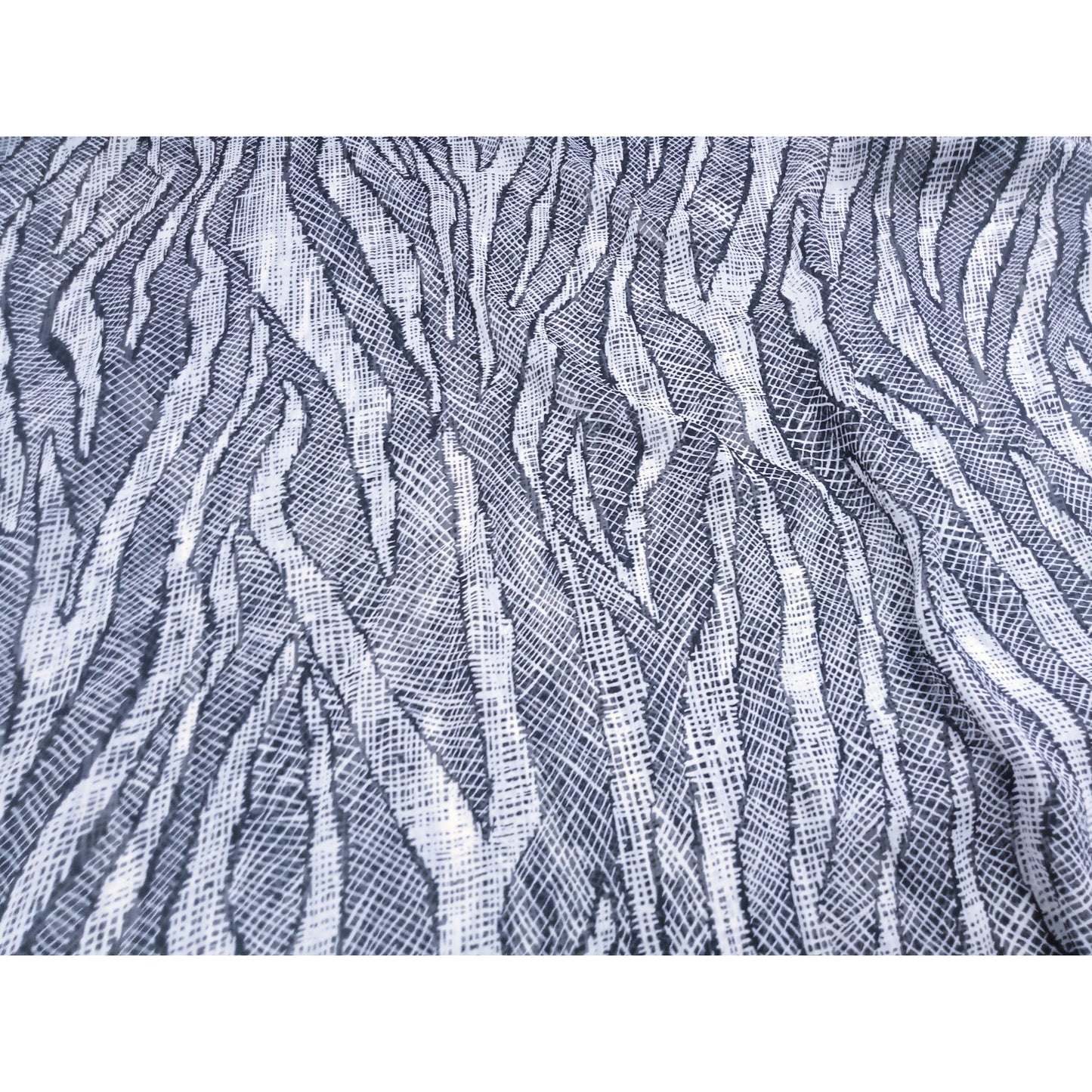 Branches - printed chiffon fabric
