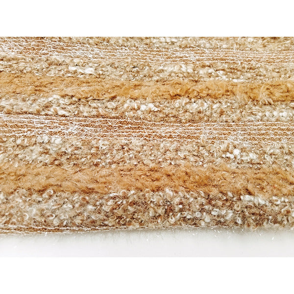 striped boucle/mohair knits