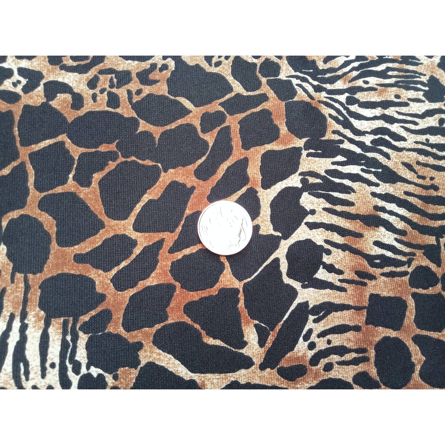 Tiger design printed jersey -2.05mtrs