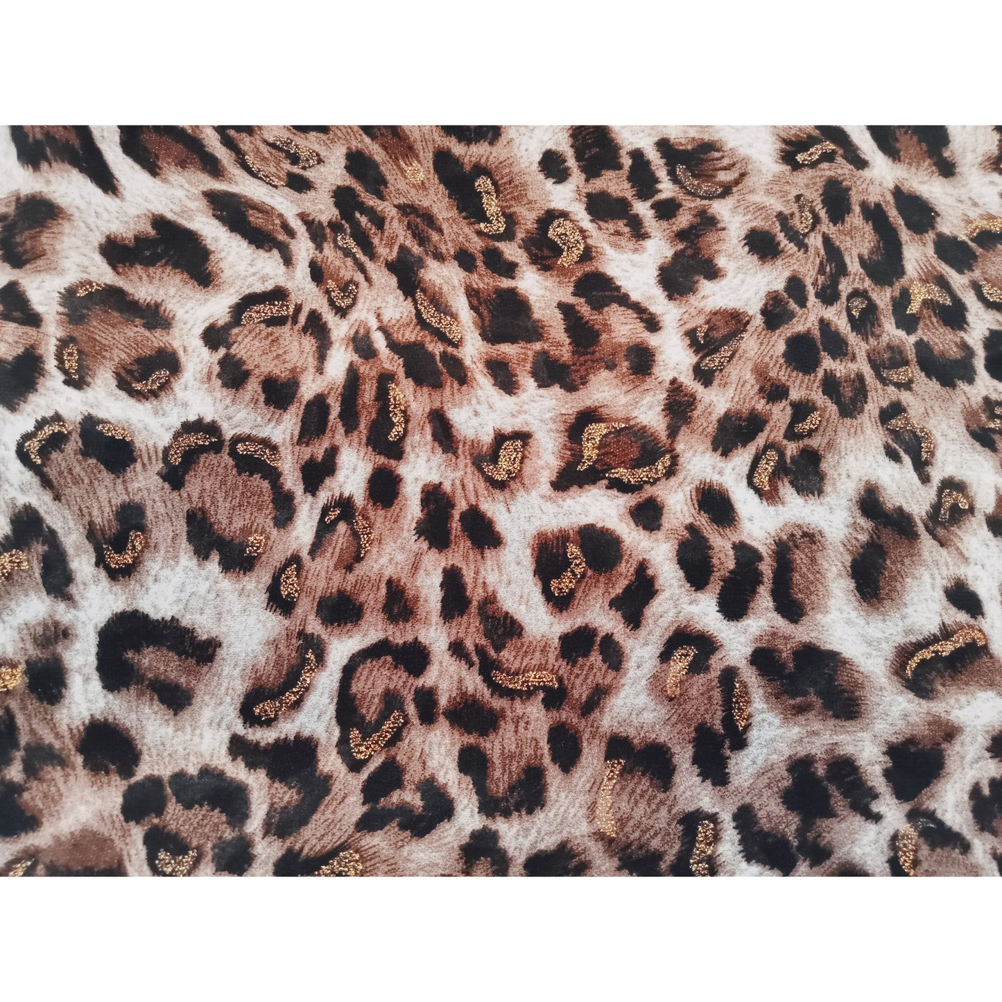 Tiger printed chiffon - 2.00mtrs