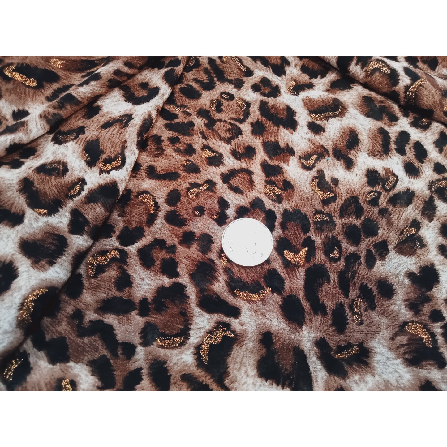 Tiger printed chiffon - 2.00mtrs