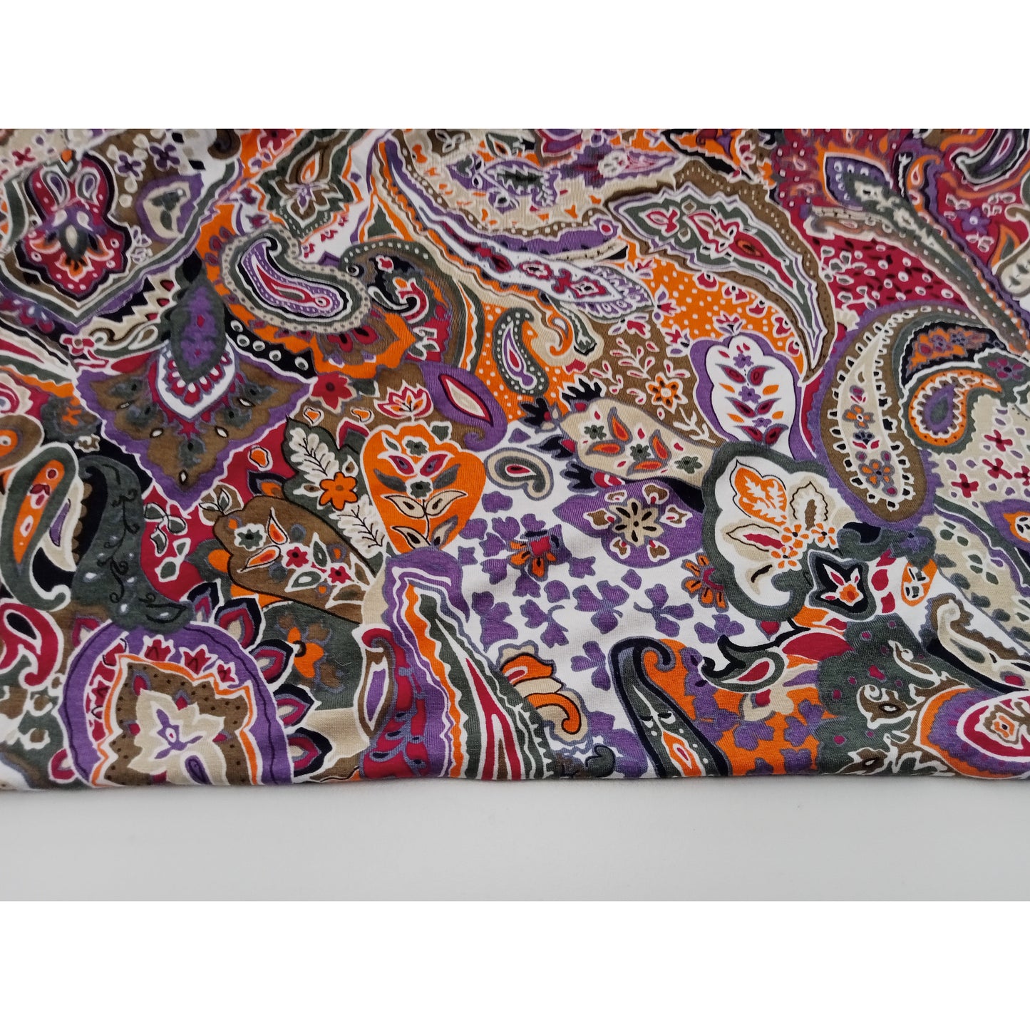 Moira - Paisley printed knit jersey - sold by 1/2mtr