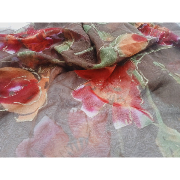 Floral printed chiffon - 2.00mtrs