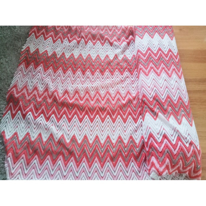 Carla - chevron knit - sold by 1/2mtr