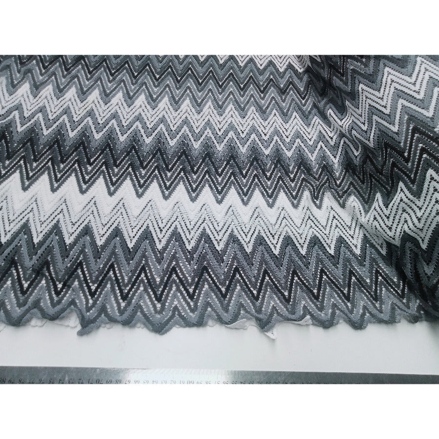 Carla - chevron knit - sold by 1/2mtr
