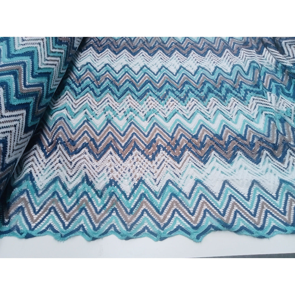 Carla - chevron knit - sold by 1/2mtr