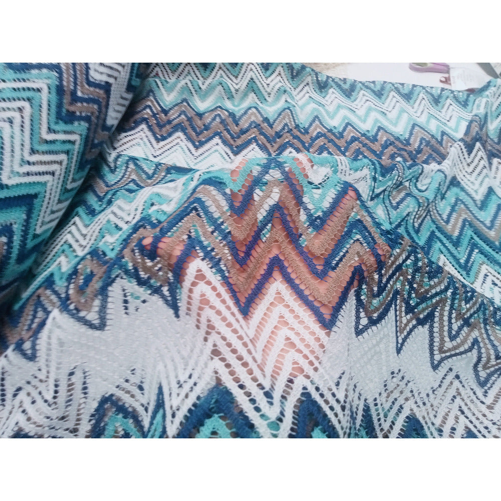 Carla - chevron knit - sold by 1/2mtr