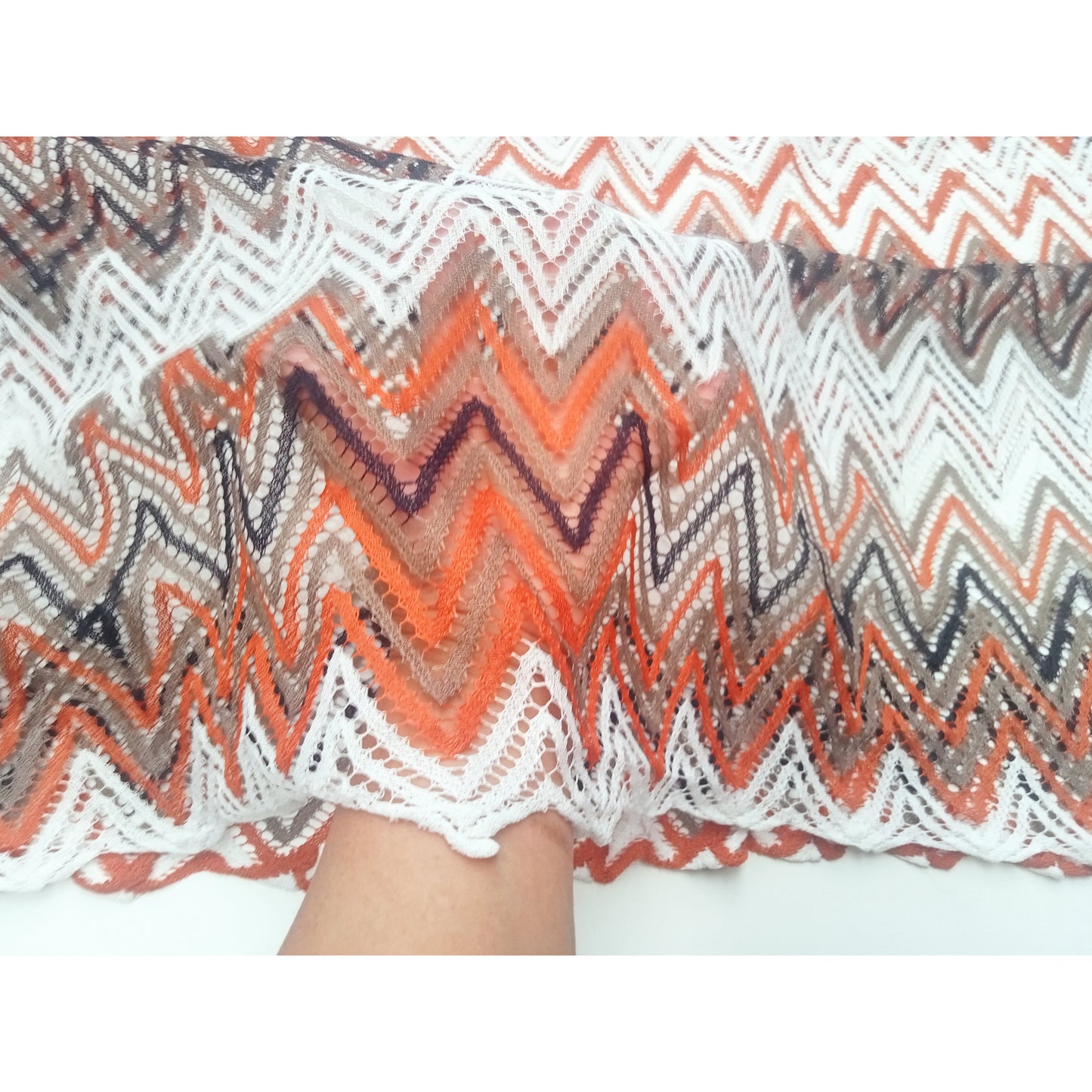 Carla - chevron knit - sold by 1/2mtr