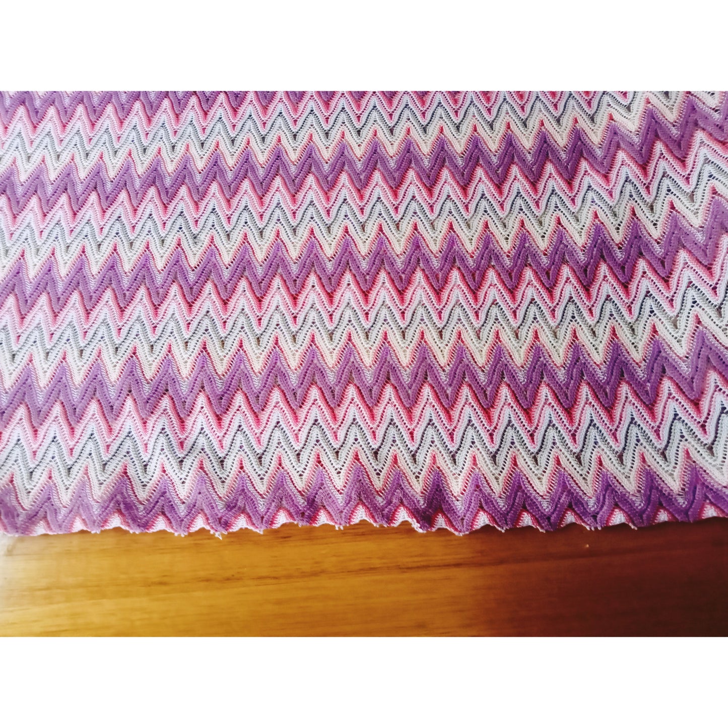 Cindy - chevron knit -sold by 1/2mtr