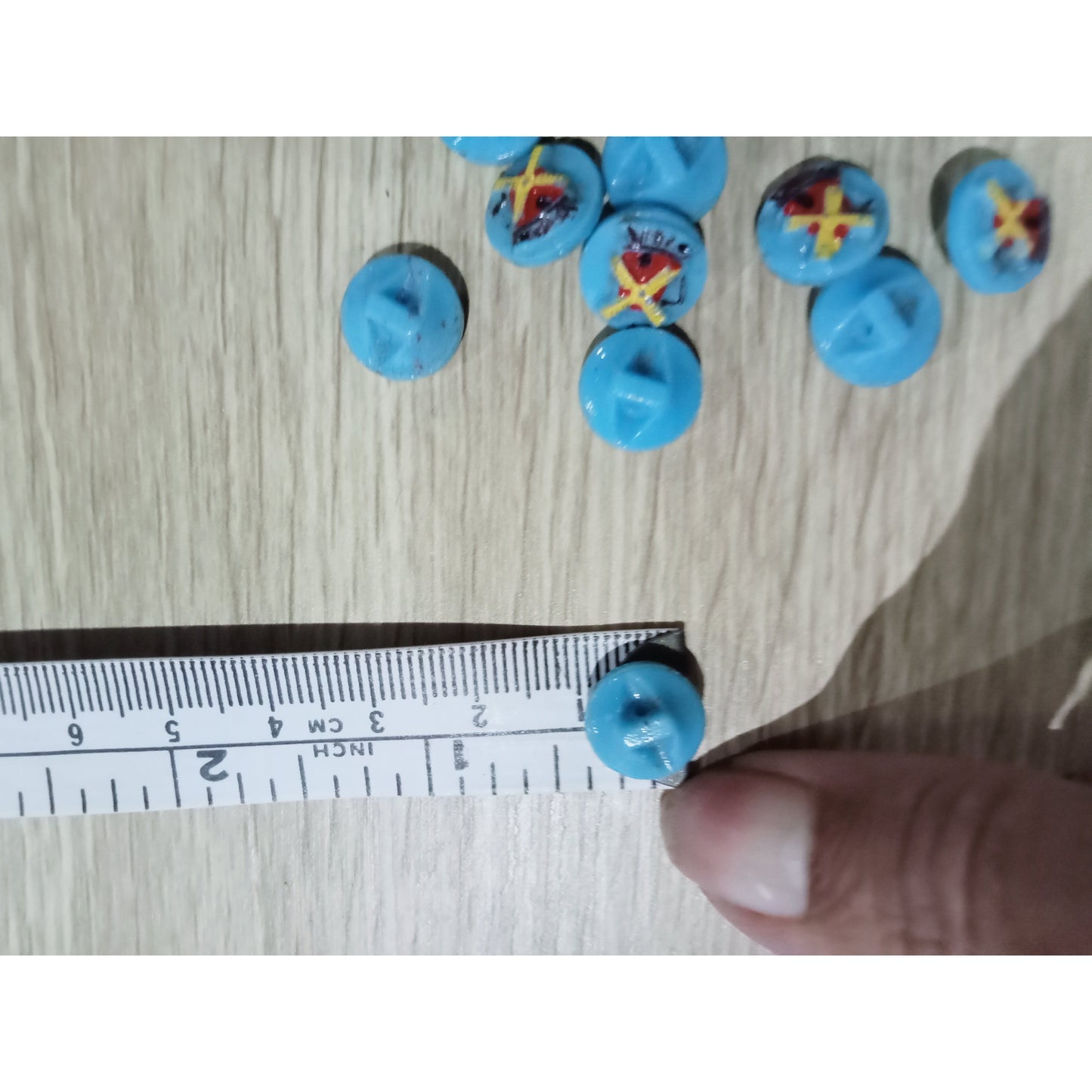 Windmill - glass buttons