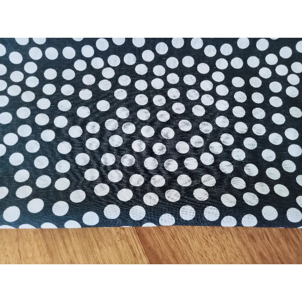 Paula- polka dot cotton/linen fabric - sold by 1/2mtr