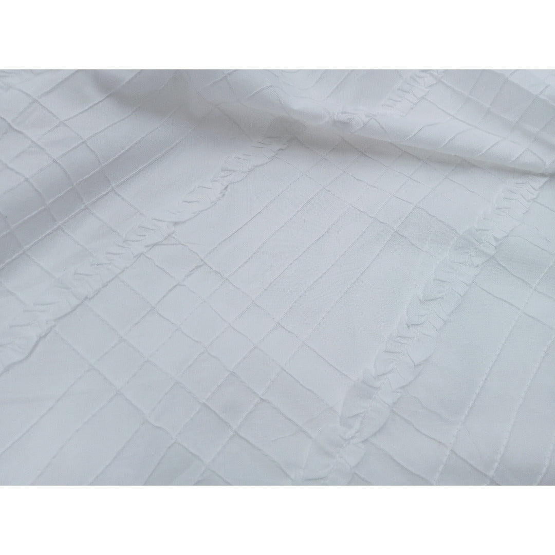 Dana - embellished woven cotton fabric - sold by 1/2mtr