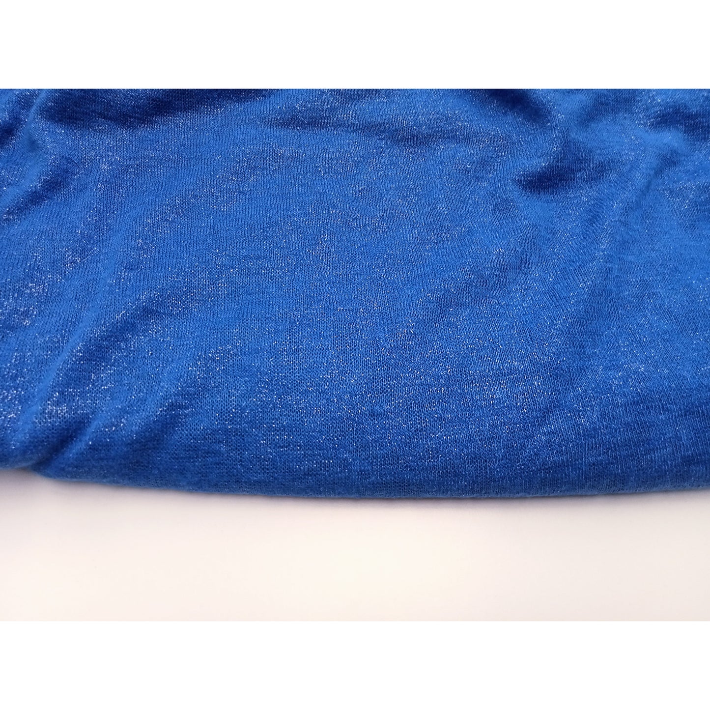 Royal blue - shimmer knit - sold by 1/2mtr