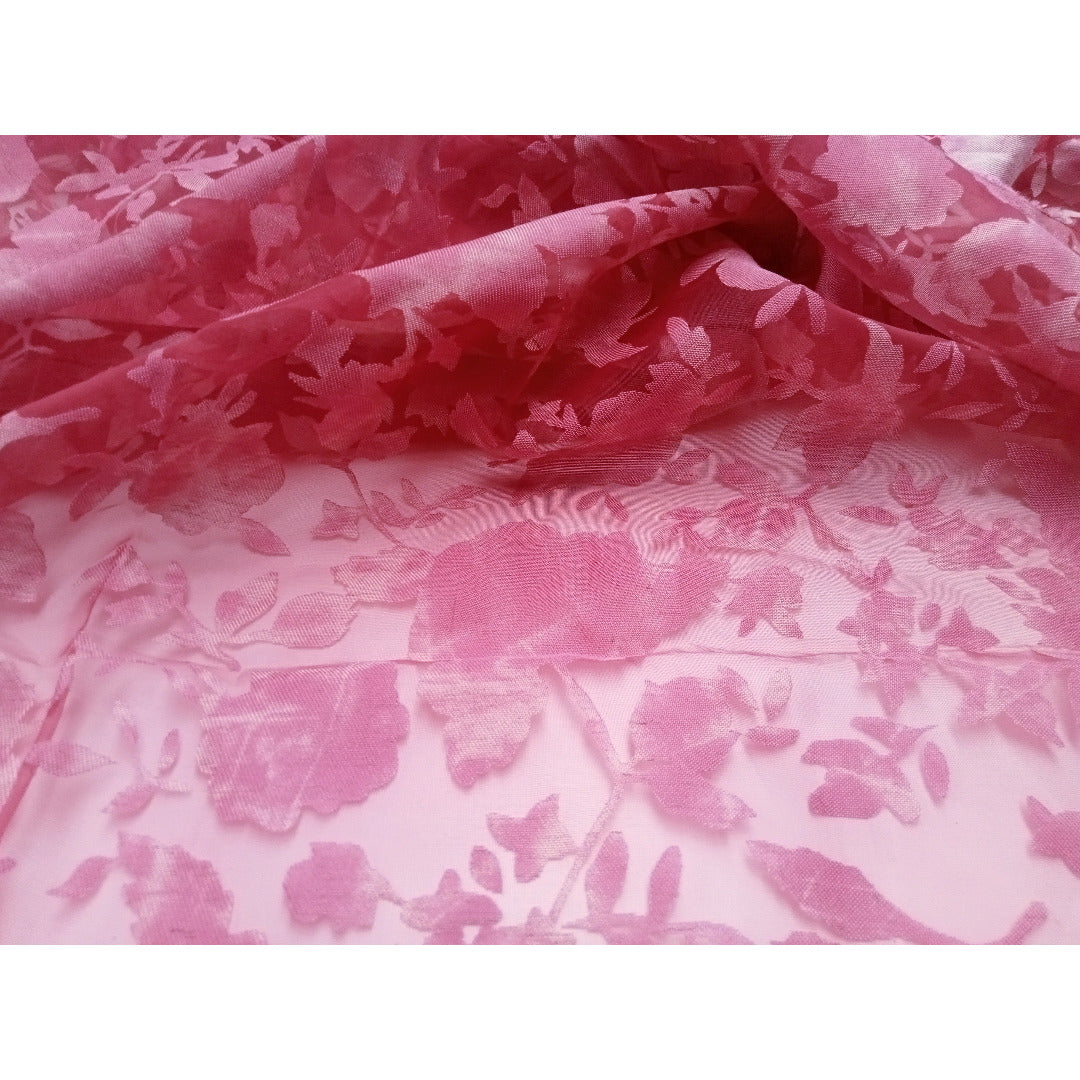 Devore - burnout fabric - sold by 1/2mtr
