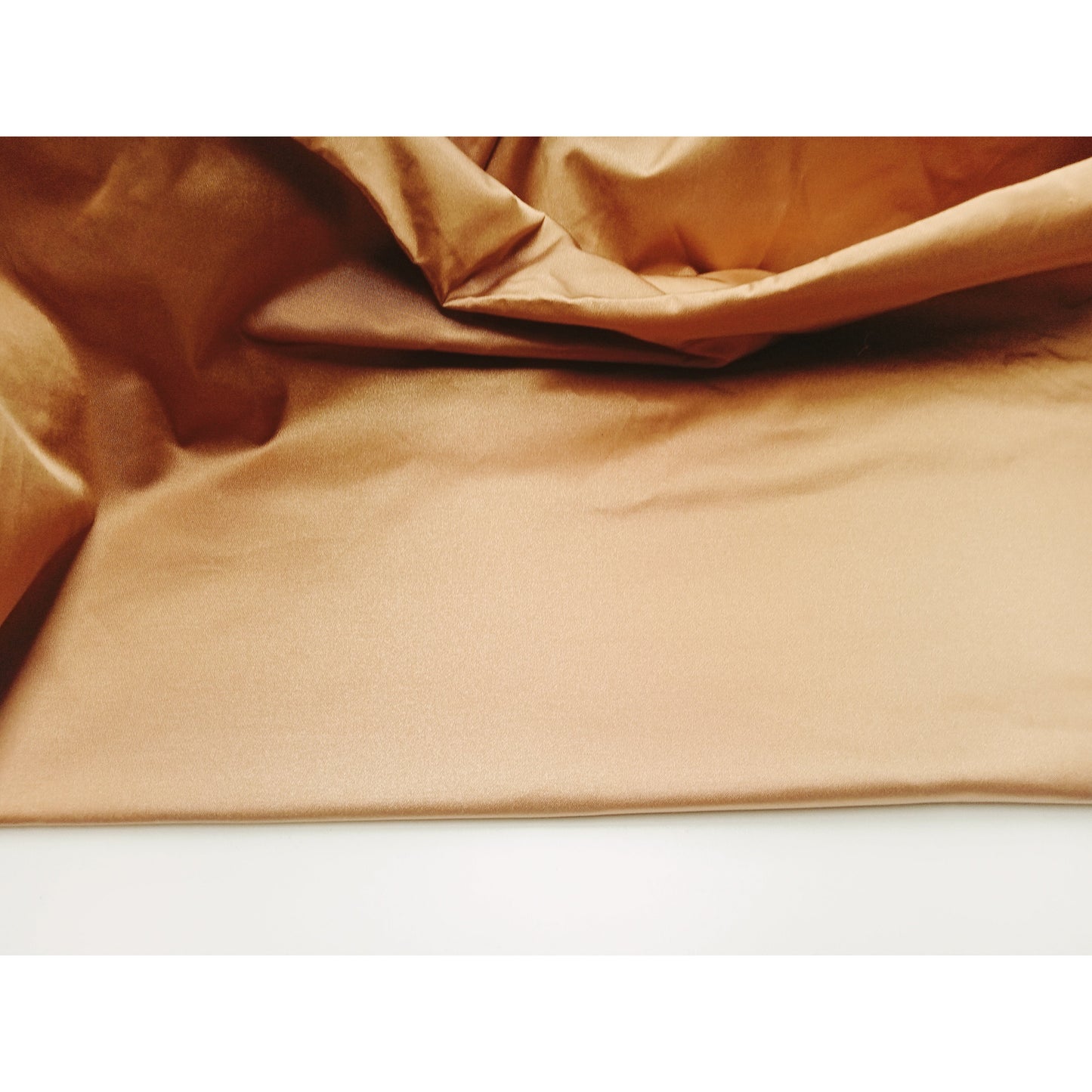 Gold - stretch cotton sateen -sold by 1/2mtr