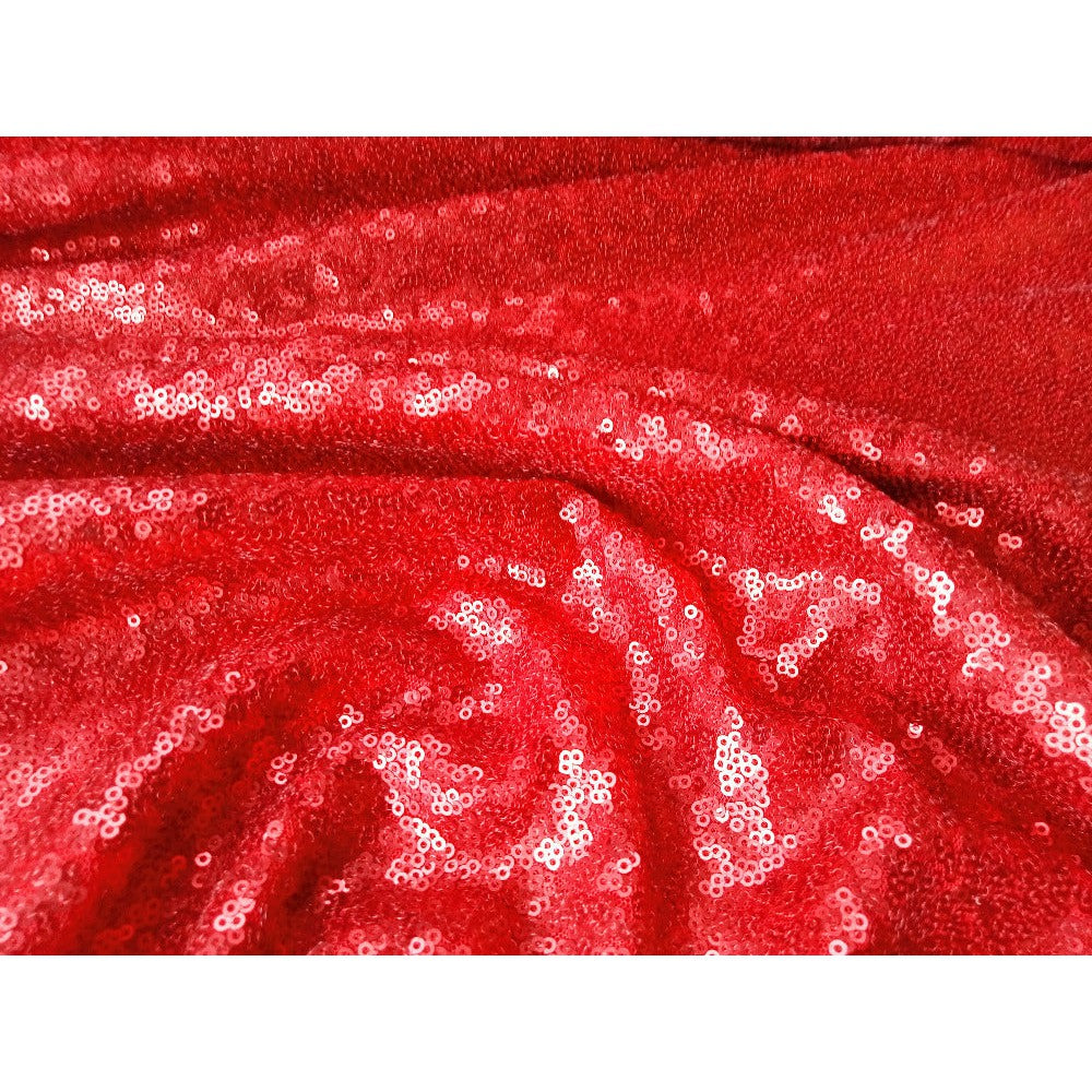 Sequin stretch mesh - sold by 1/2mtr
