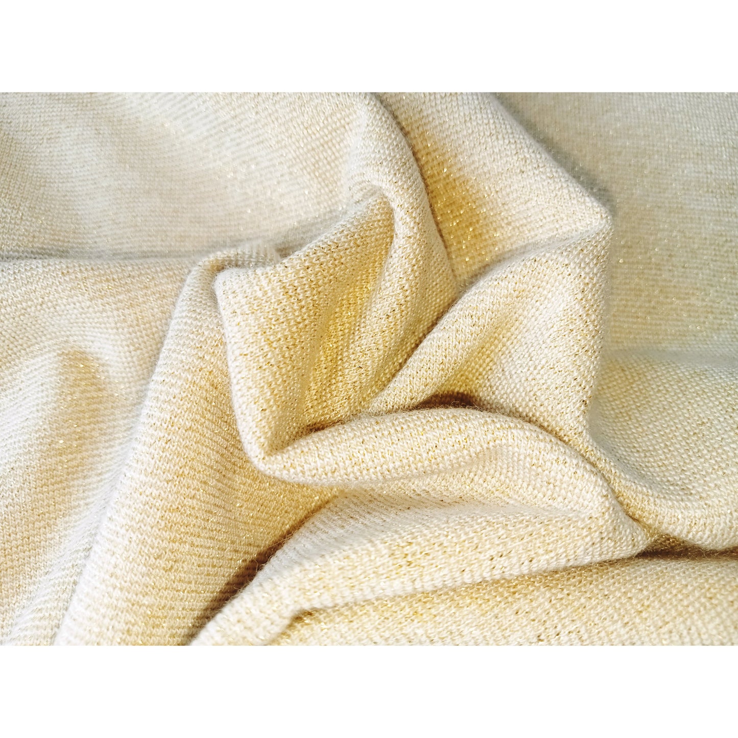 Jersey glitter knit fabric - sold by 1/2mtr