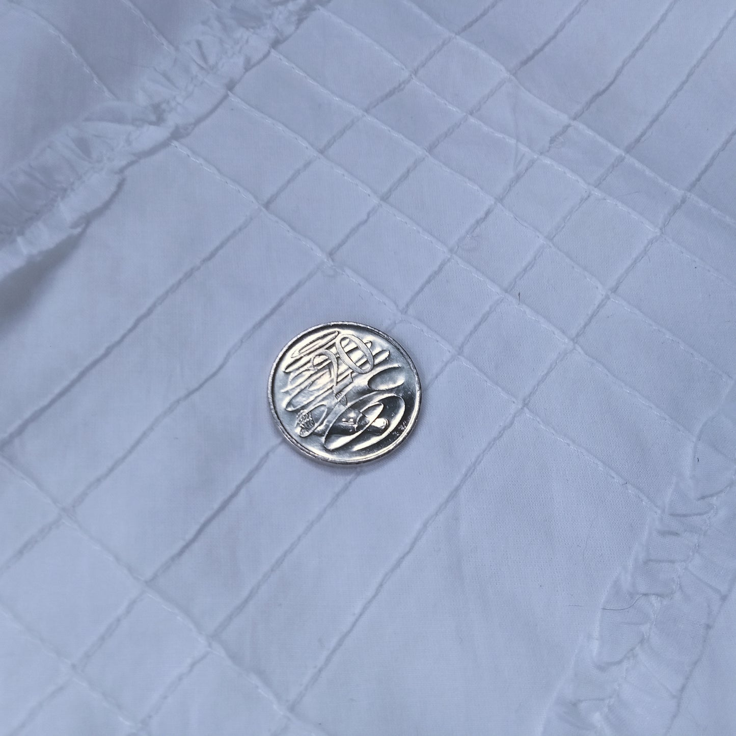 Dana - embellished woven cotton fabric - sold by 1/2mtr