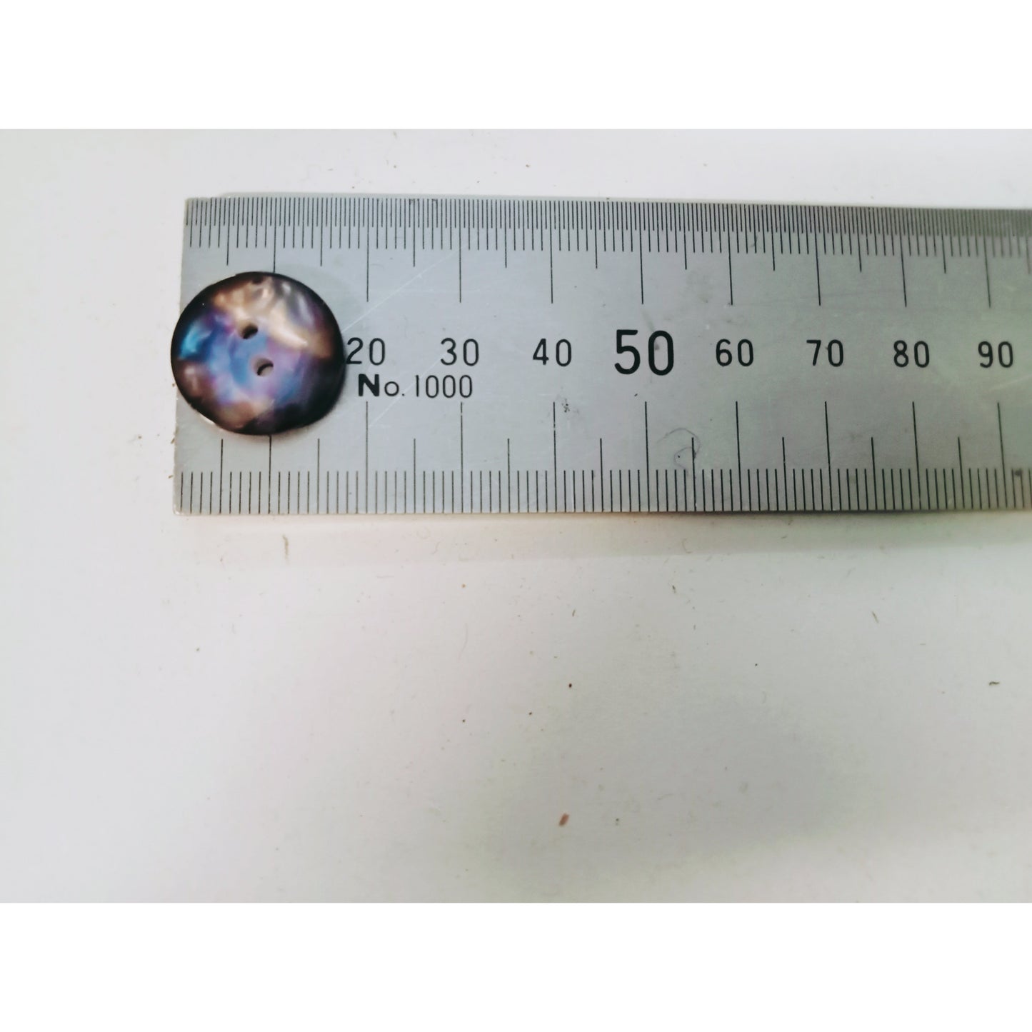 Blue pearl 2 hole buttons
