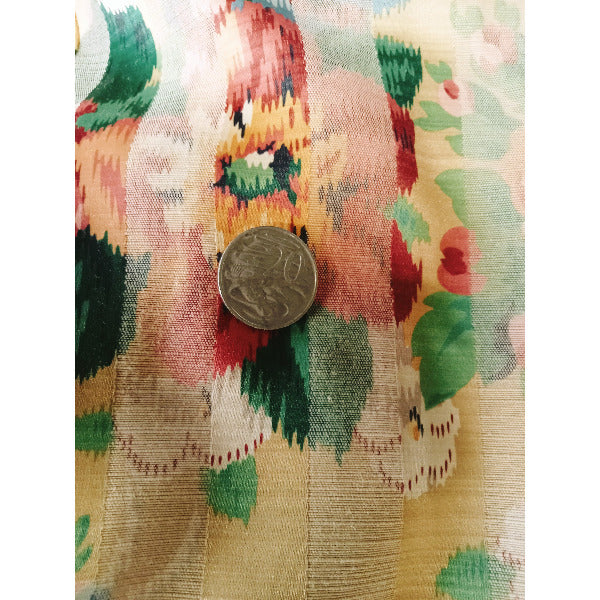 Vintage preloved curtain fabric