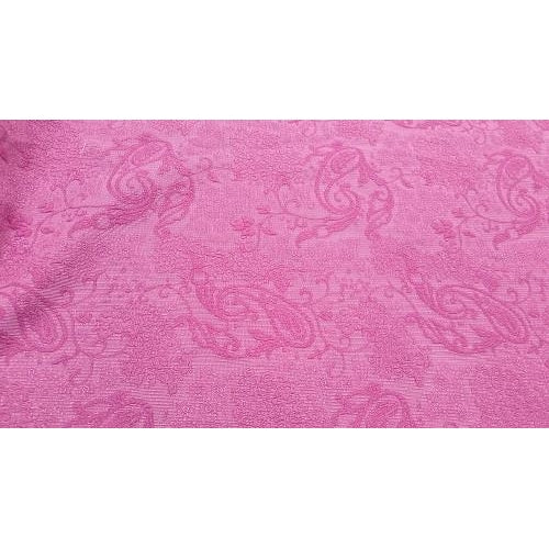 Paisley woven jacquard fabric - available in purple or hot pink - sold by 1/2mtr