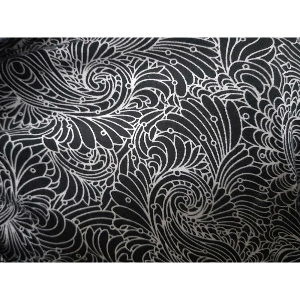 paisley printed knit jersey - sold by 1/2mtr