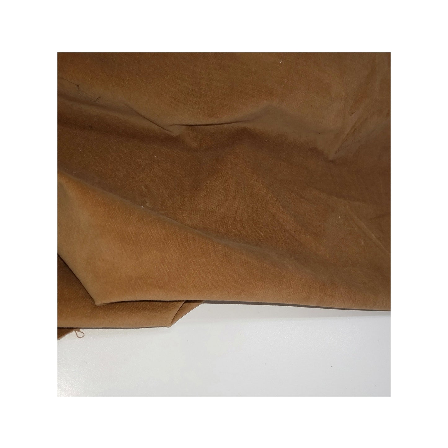 woven velvet - copper -sold by 1/2mtr