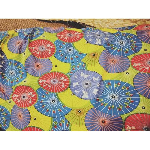 umbrella design double brushed jersey - sold in 1/2mtr