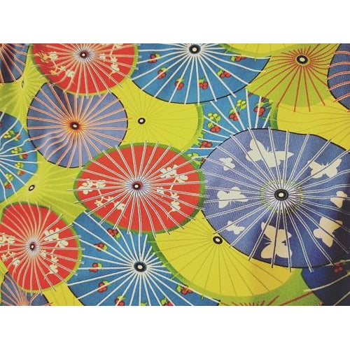 umbrella design double brushed jersey - sold in 1/2mtr