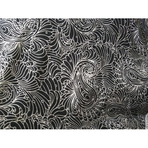 paisley printed knit jersey - sold by 1/2mtr