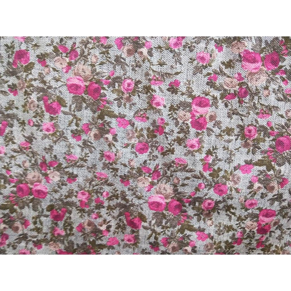 rose printed jersey - sold by 1/2mtr