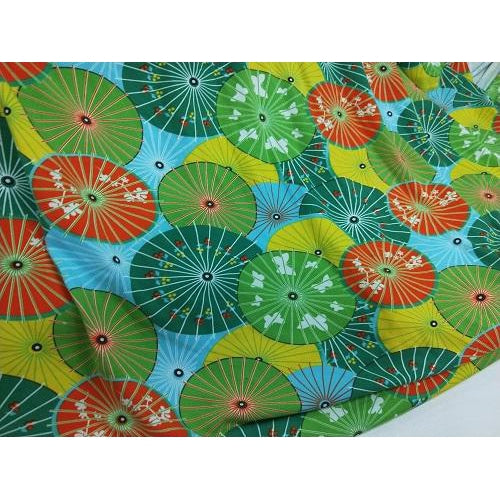 umbrella design double brushed jersey - sold in 1/2mtr