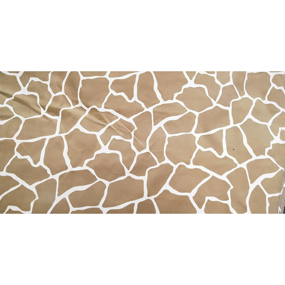 giraffe inspired printed stretch corduroy- sold by 1/2mtr