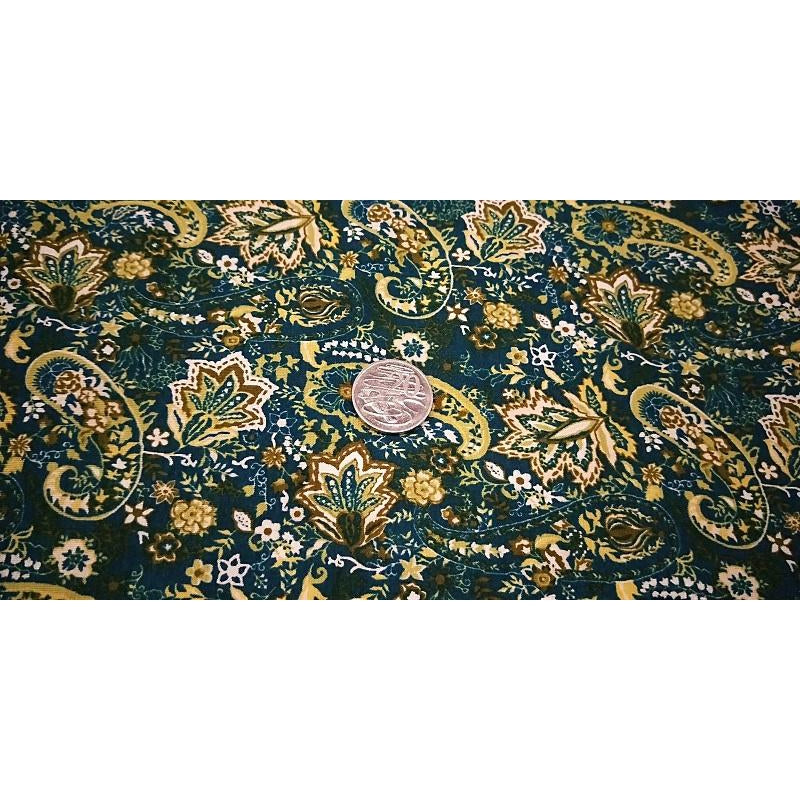 paisley printed jersey -sold by 1/2mtr