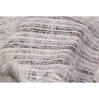 mohair/striped knit - sold by 1/2mtr