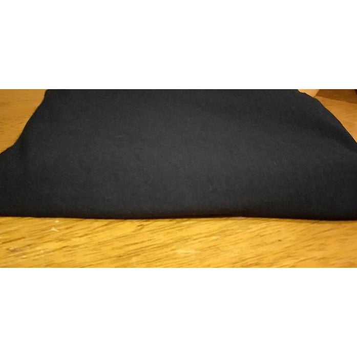 cotton/lycra - black - sold by 1/2mtr