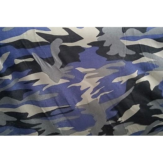 Camoflage - design knit rayon jersey