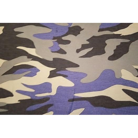 Camoflage - design knit rayon jersey