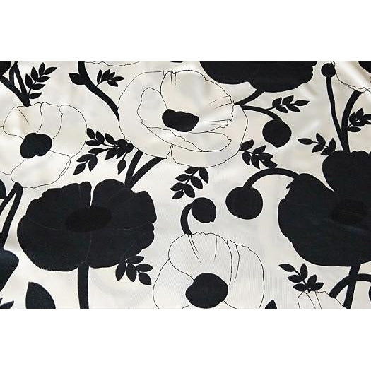 Floral printed satin jersey - sold by 1/2mtr