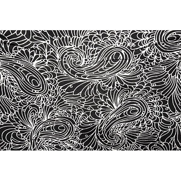 paisley printed knit jersey - sold by 1/2mtr