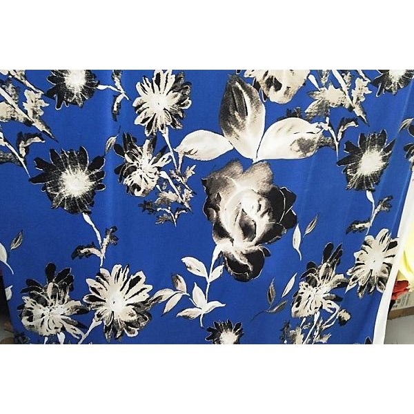 large floral printed knit jersey - sold by 1/2mtr